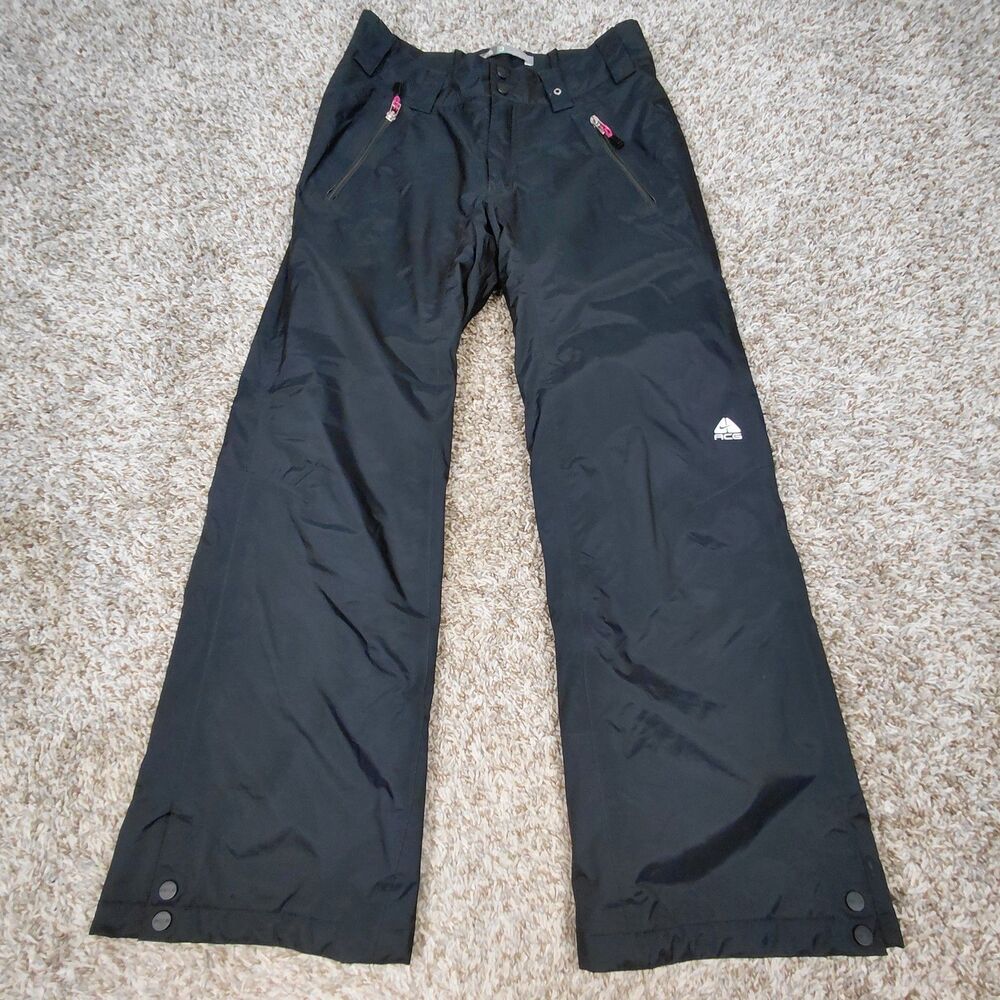 Nike ACG Snowboard Ski Pants Women Small Black Outer Layer 3 Storm Fit Insulated